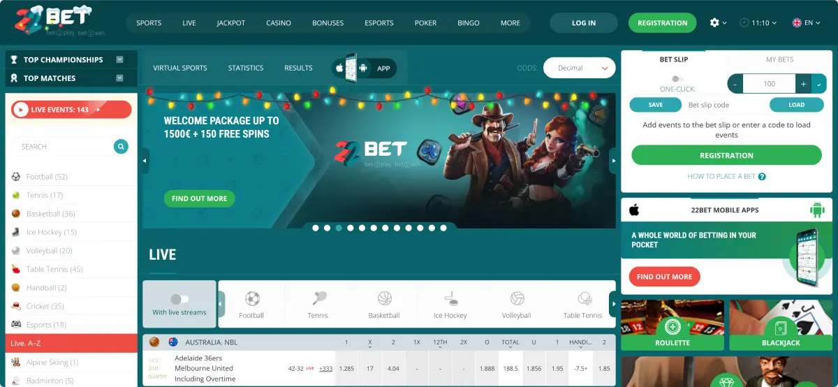 22Bet Online Væddemål 22Bet Online Væddemål